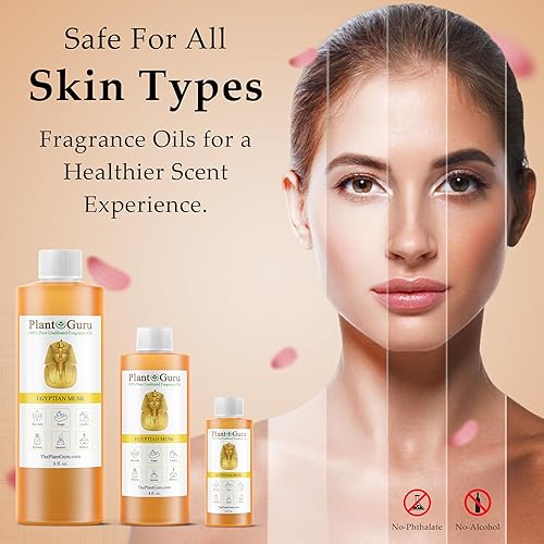 Miniatura 5 de Aceite aromático de almizcle egipcio de 4 onzas líquidas. Aceite perfumado para hacer jabón, velas, bombas de baño, mantequillas corporales.