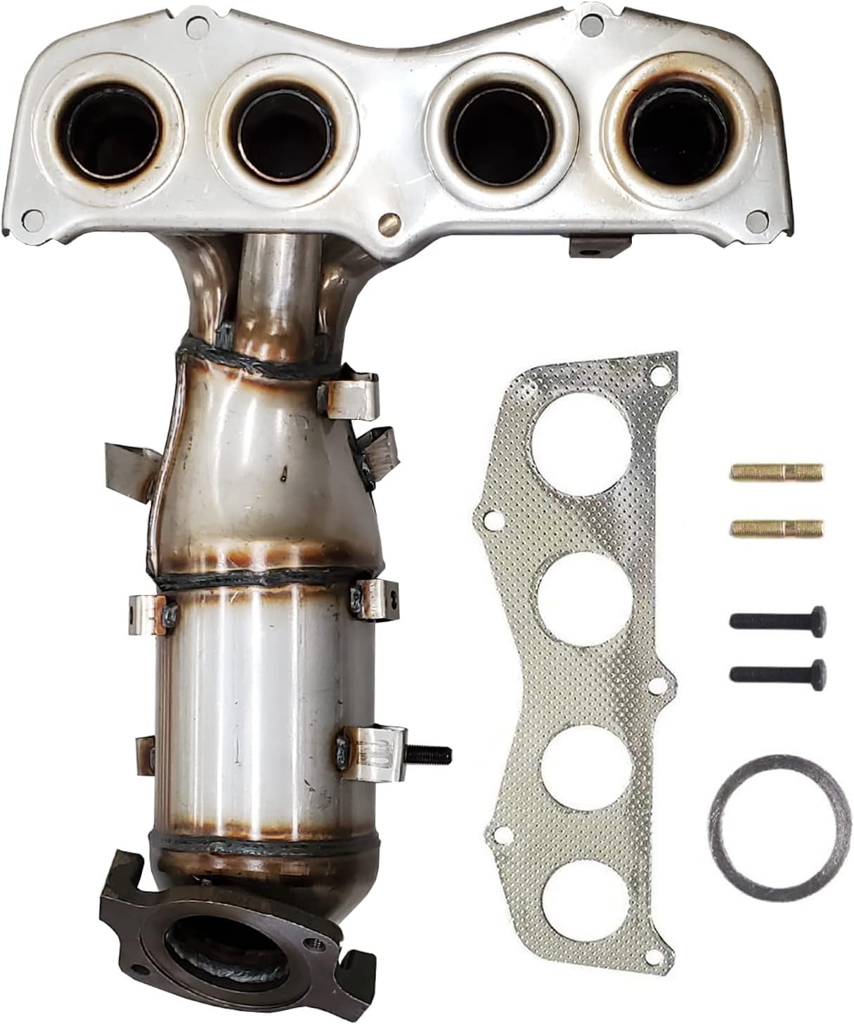 Exhaust Manifold Catalytic Converter Fit for Toyota Camry 2.4L 2002 2003 2004 2005 2006 High Catalytic Performance (EPA Compliant) 25051-0H050, 25051-0H040