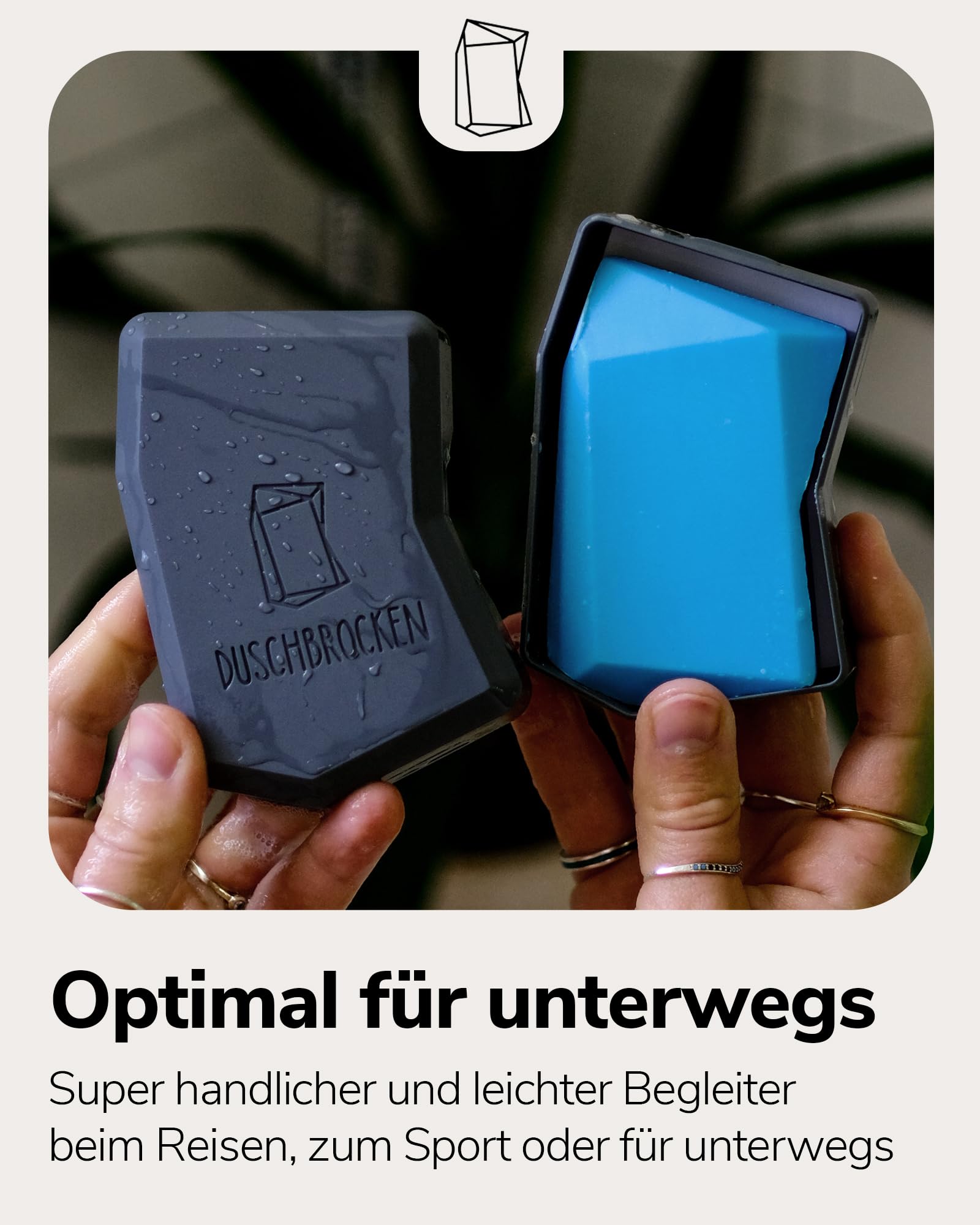 festes duschgel aufbewahrung Duschbrocken FAIRpackung – Nachhaltige für Shampoo & – 100% Kompostierbar & Praktisch für Reisen Drogerie & Körperpflege