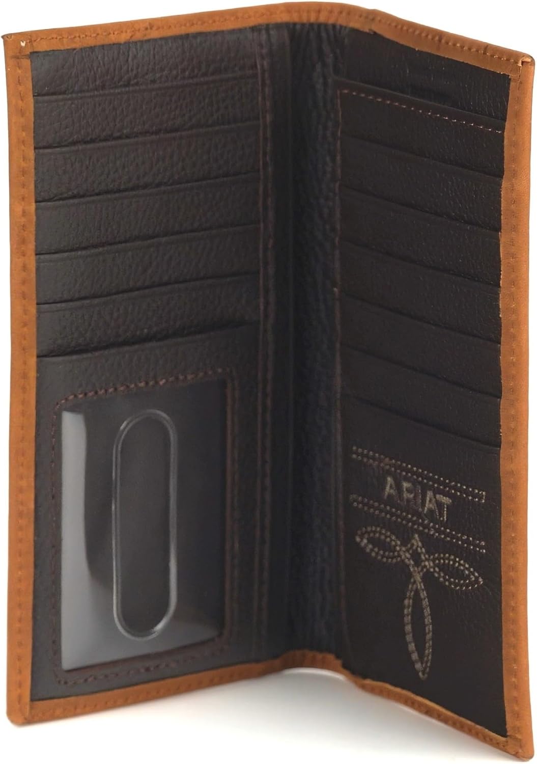 ARIAT Rodeo Southwest Diamond Lace Wallet, Brown