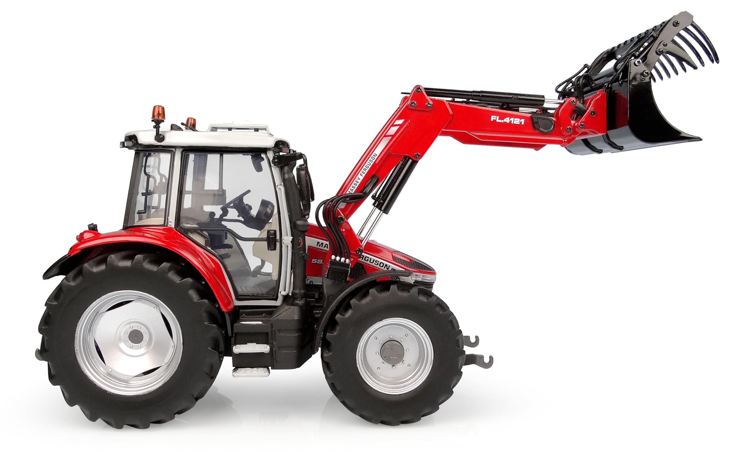 Universal Hobbies Trattore Massey Ferguson 5S.131 con caricatore frontale FL.4121