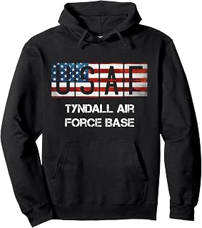 Tyndall Air Force Base Distressed Pullover Hoodie