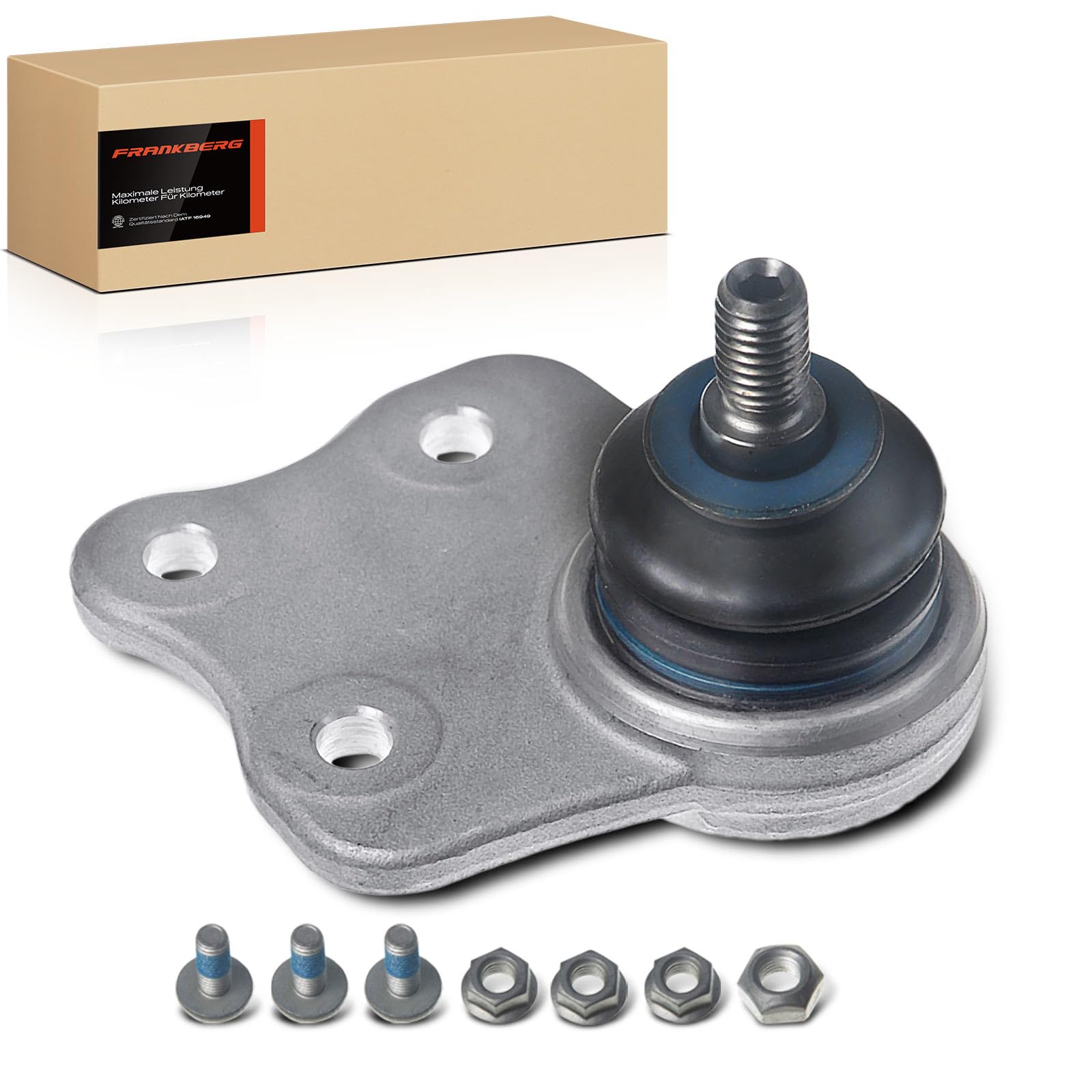 Frankberg 1x Support/guide joint Support joint Suspension Wishbone Front Upper Compatible with CLS C219 2004-2010 E-Class W211 S211 2002-2009 SL R129 R230 2000-2012 Replace# 0003301007