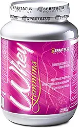 Whey Protein Feminino Spartacus Suplemento Proteico Com Colageno Hidrolisado 900g Aminograma Ajustado Para Mulheres Uso Adulto Não Contem Gluten (900, Morango)