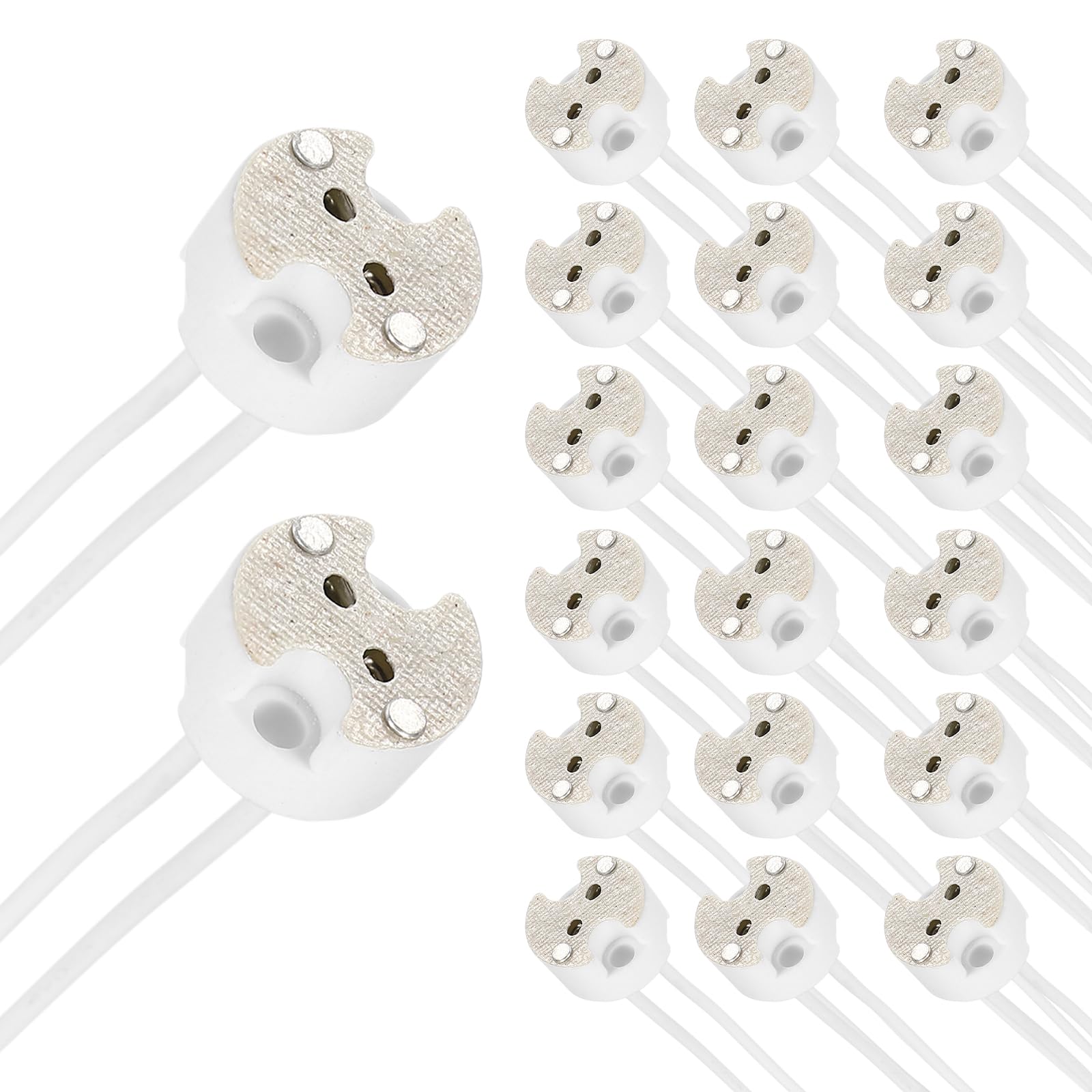 VIAPUICE G4 Bulb Socket for MR16/GU5.3/MR11 6Inch 20Pcs