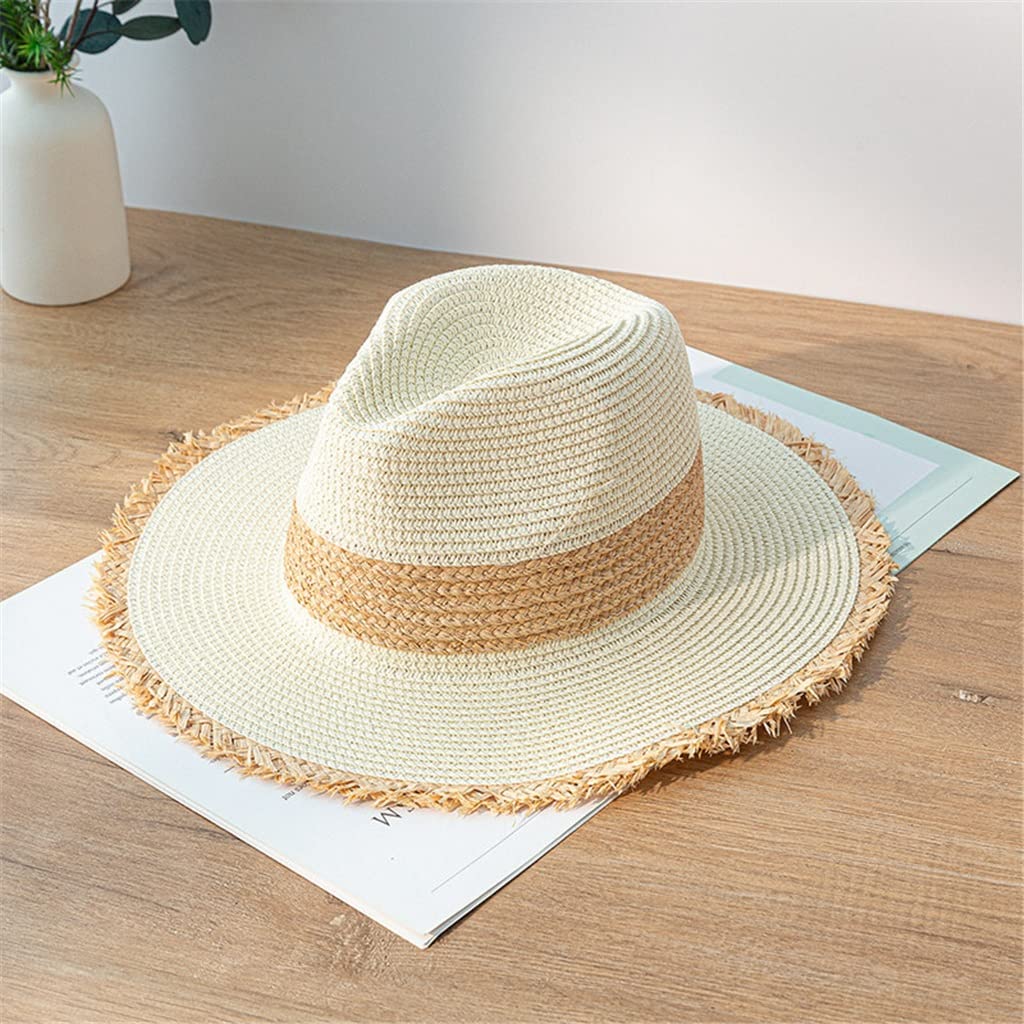 Chapeau de paille Argento femme léger pour éviter les coups de soleil en été