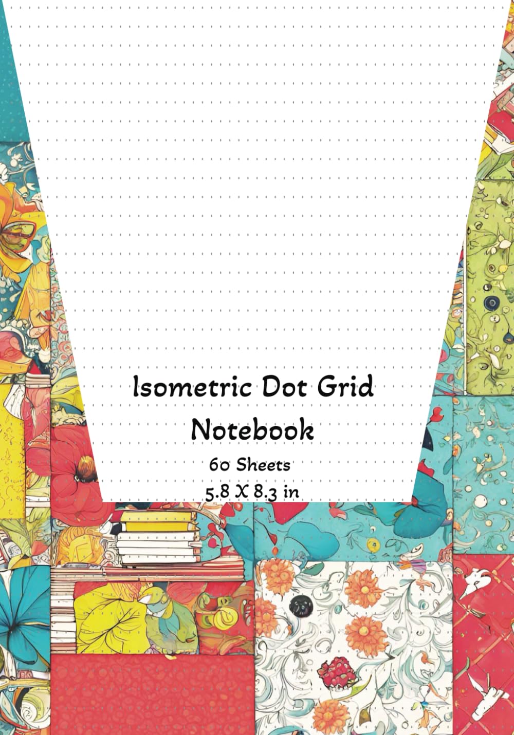 Dot Grid Notebook A5 Floral Pattern: For Drafting, Architecture and Engineering