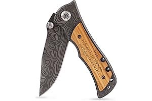 ZENNLAB Engraved Wooden Pocket Knife: A Precious Gift from Daughter to Dad