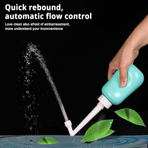 Miniatura 2 de GOLDEN DEER Paquete de 2 botellas Peri para cuidado posparto para recuperación perineal, 12.7 onzas, morado y turquesa