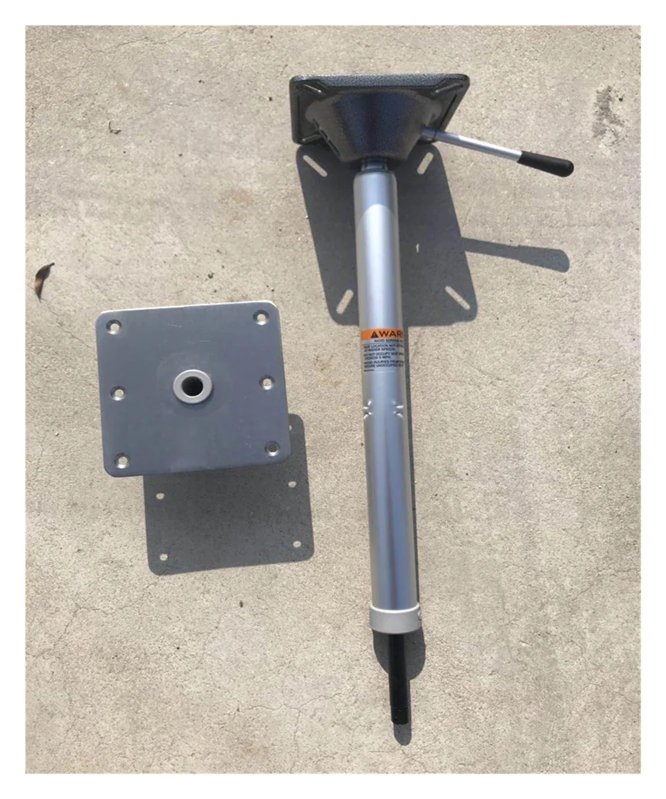 Bootssitz 56-81CM Hubhöhe Bootssitz Mit Hebbarer Halterung For Boot, Angelsitz