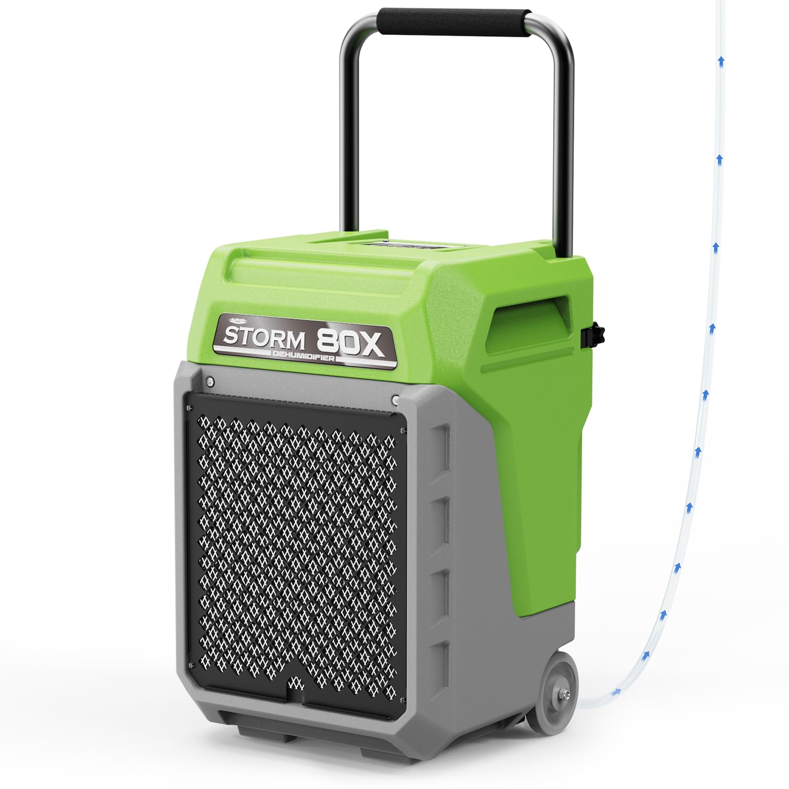 ALORAIR 170 Pints LGR Commercial Dehumidifier with Pump & Drain Hose, Fit for 2,100 Sq.Ft, Portable Industrial Dehumidifiers with Wheels for Water Damage Restore, Basement, Garage, 5 Years Warranty