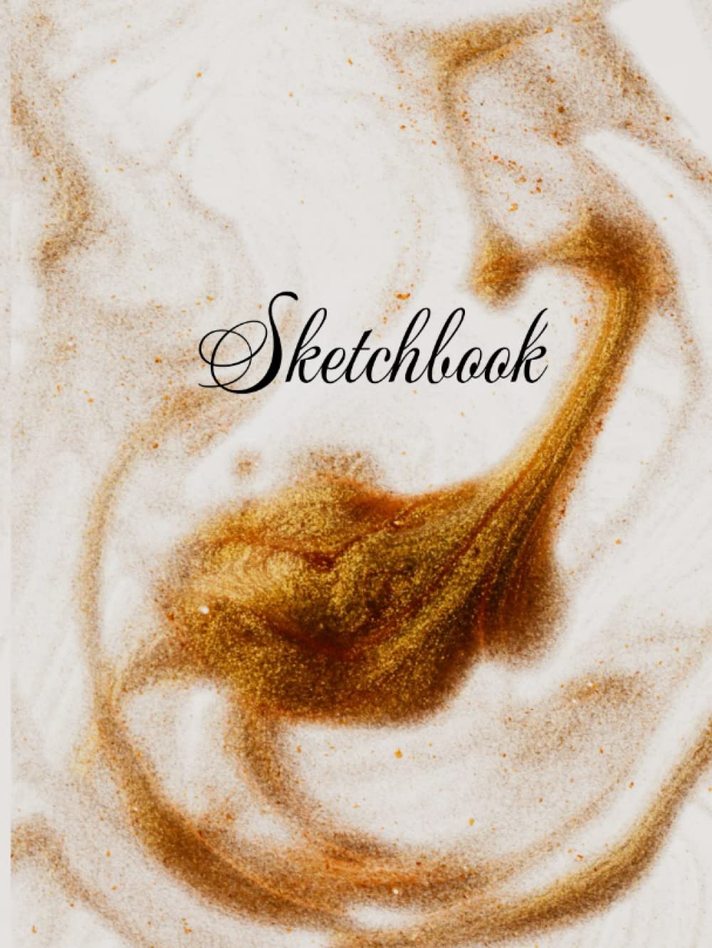 Hardcover Shimmery Cinnamon Swirl 100 Page Sketchbook