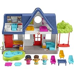 Fisher-Price Little People Toddler Learning Toy Friends Together Play House Set with Smart Stages for Pretend Play Kids Ages 1+ Years​