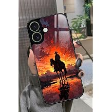 iPhone 17 Uyumlu RDR2 Tasar ml  Glossy Premium K l f,  ift Katmanl , Turuncu
