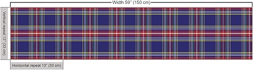 Vista 238 de Ambesonne - Tela multicolor impresa digital por The Yard