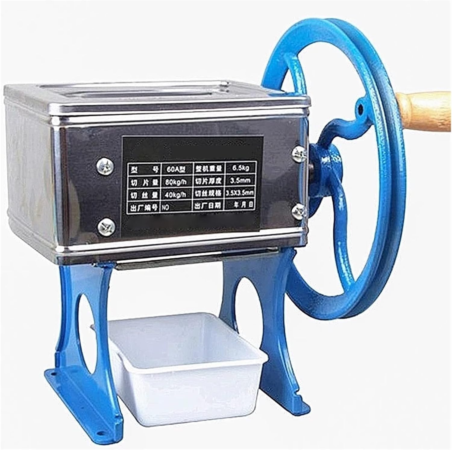 JKJZSALJ Meat Grinder Manual Meat Slicer Stainless Steel Meat Slicer Household Chopper Commercial Cutting Machine