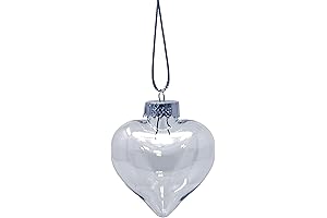 Heart-Shaped Glass Ornaments for a Love-Filled Holiday Season