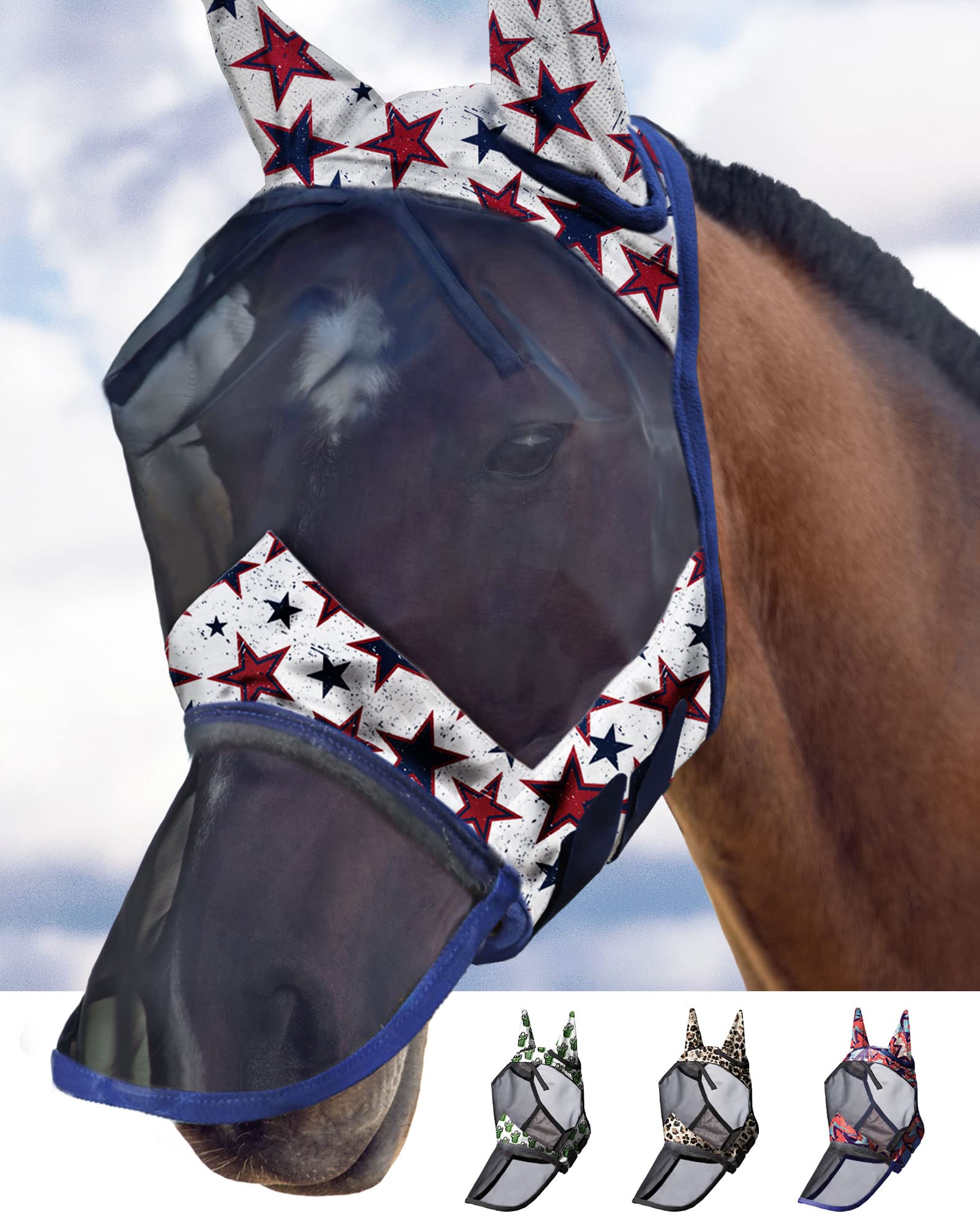 Harrison Howard LumiVista Horse Fly Mask