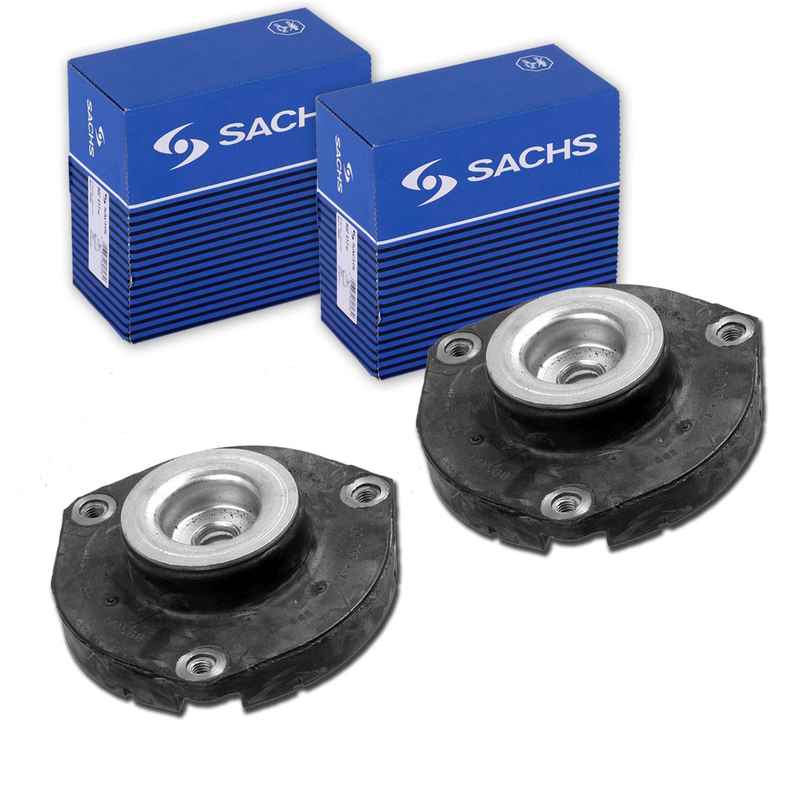 2x Sachs Federbeinlager Domlager vorne | 802413 für Polo 9N Fox A2
