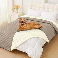 Vista 92 de Smiry Manta impermeable para cama de perro de 30 x 53 pulgadas, suave manta reversible para mascotas, lavable, a prueba de fugas, para sofá