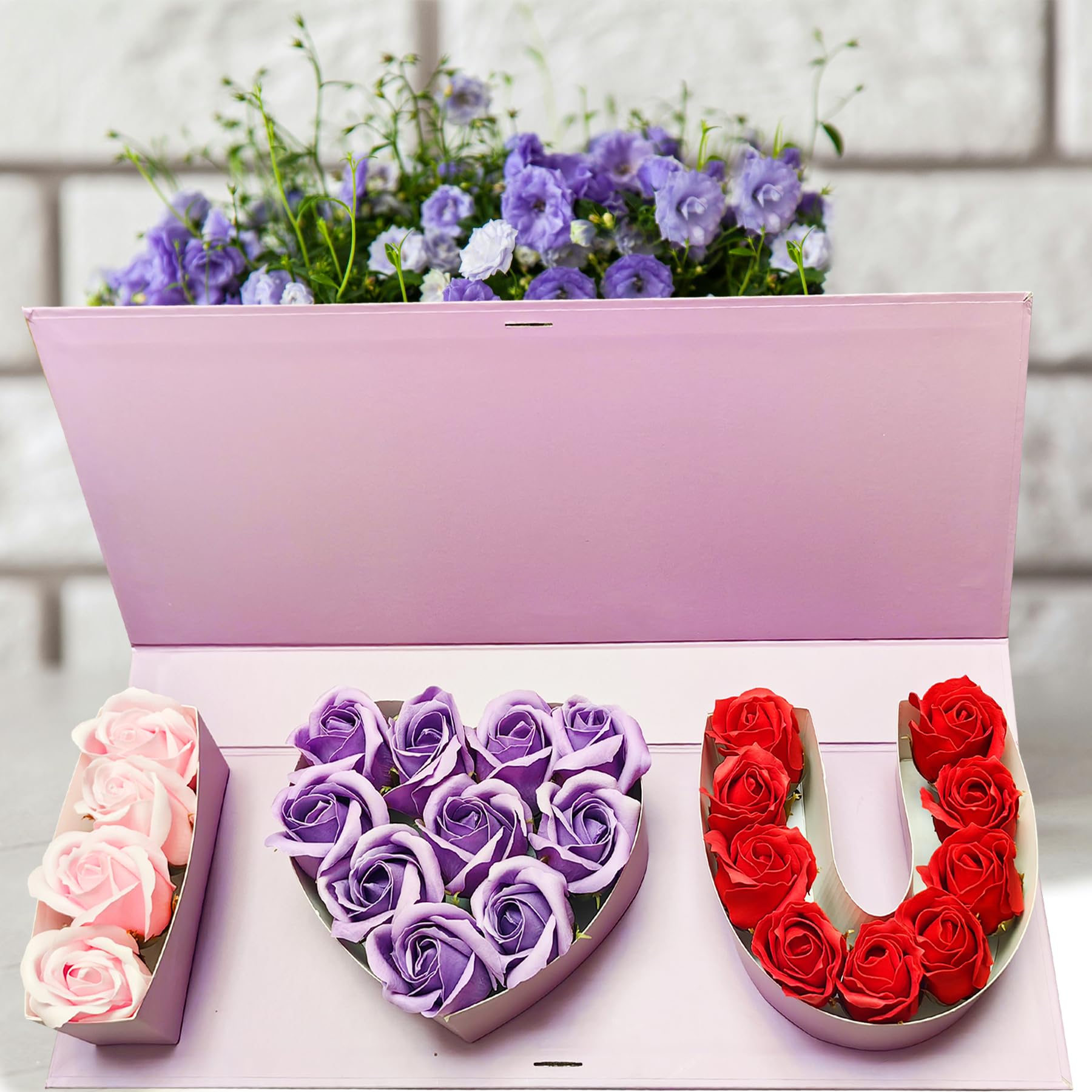 Amazon.com: MLOLM 6 Pcs I Love You Flower Box Valentines I Love U