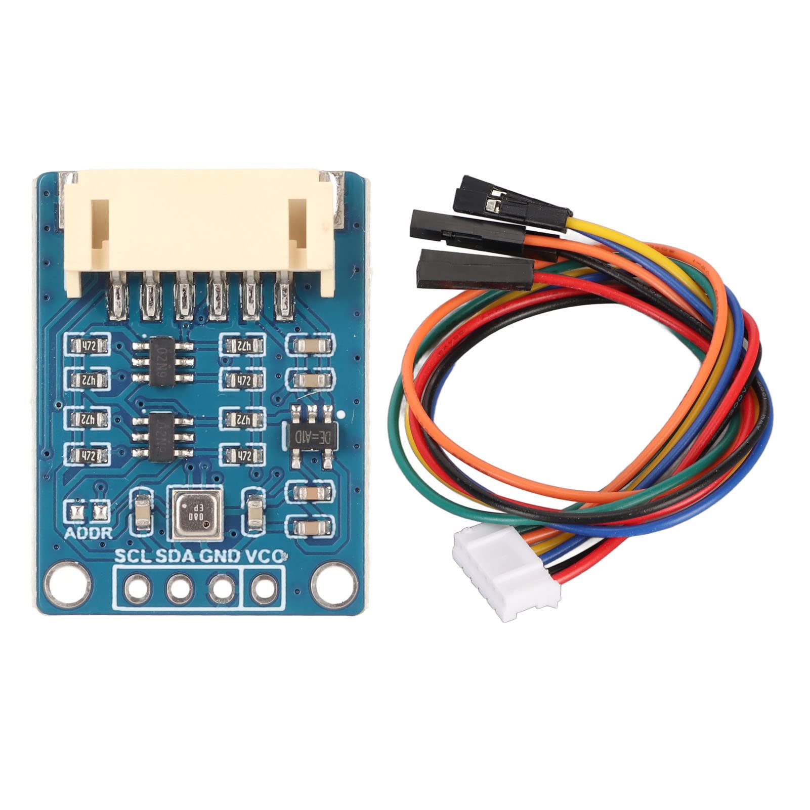 Zunate BME688 Environmental Module, I2C SPI Interface Environmental Sensor Temperature/Humidity/Air Pressure/Gas Detection, for RasPi Pico Motherboard