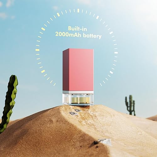 Miniatura 7 de Difusor sin agua para aceites esenciales  Difusor de aromaterapia nebulizador de capacidad de 1.7 fl oz, mini máquina de aire con aroma a pilas con