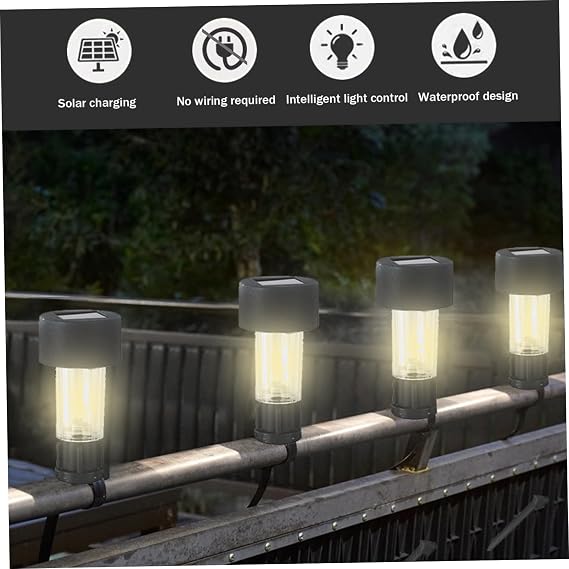Pool Lights for Above Ground Pools 6 Pack Solar Lights for Chain Link Fence, Solar Pool with Adjustable Straps, Auto On/Off Waterproof (Warm White)