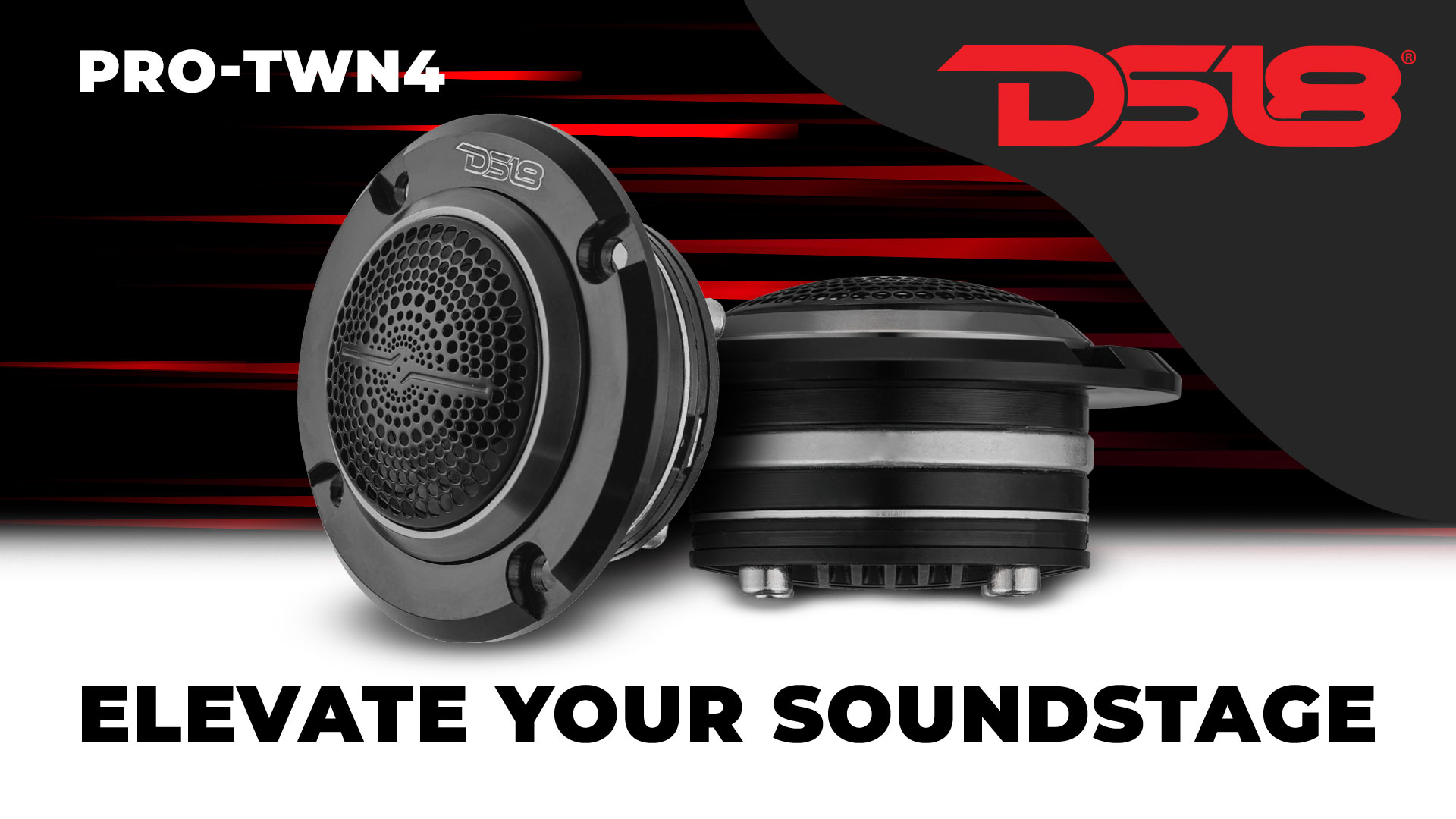 Amazon.com: DS18 PRO-TWN4 High Compression Neodymium Super Bullet