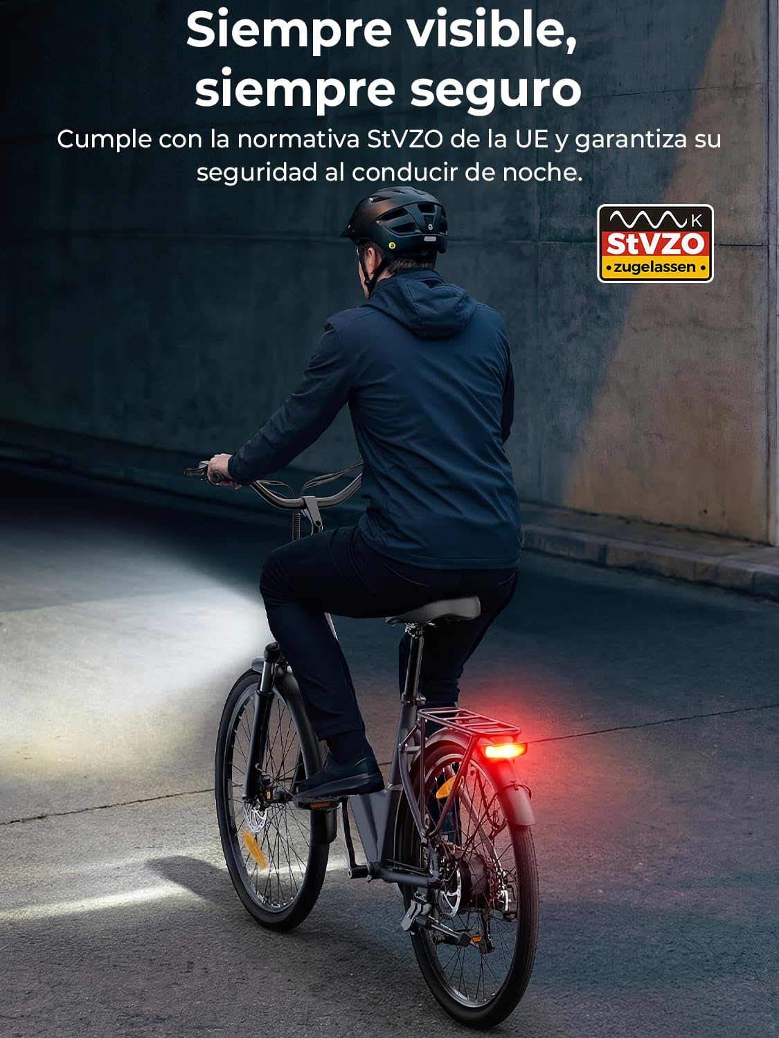 Touroll Bicicleta eléctrica, J1/J2 ST, Autonomía de 100km, Motor 45 NM, 15.6Ah Batería Desmontable, Bicicleta de montaña eléctrica