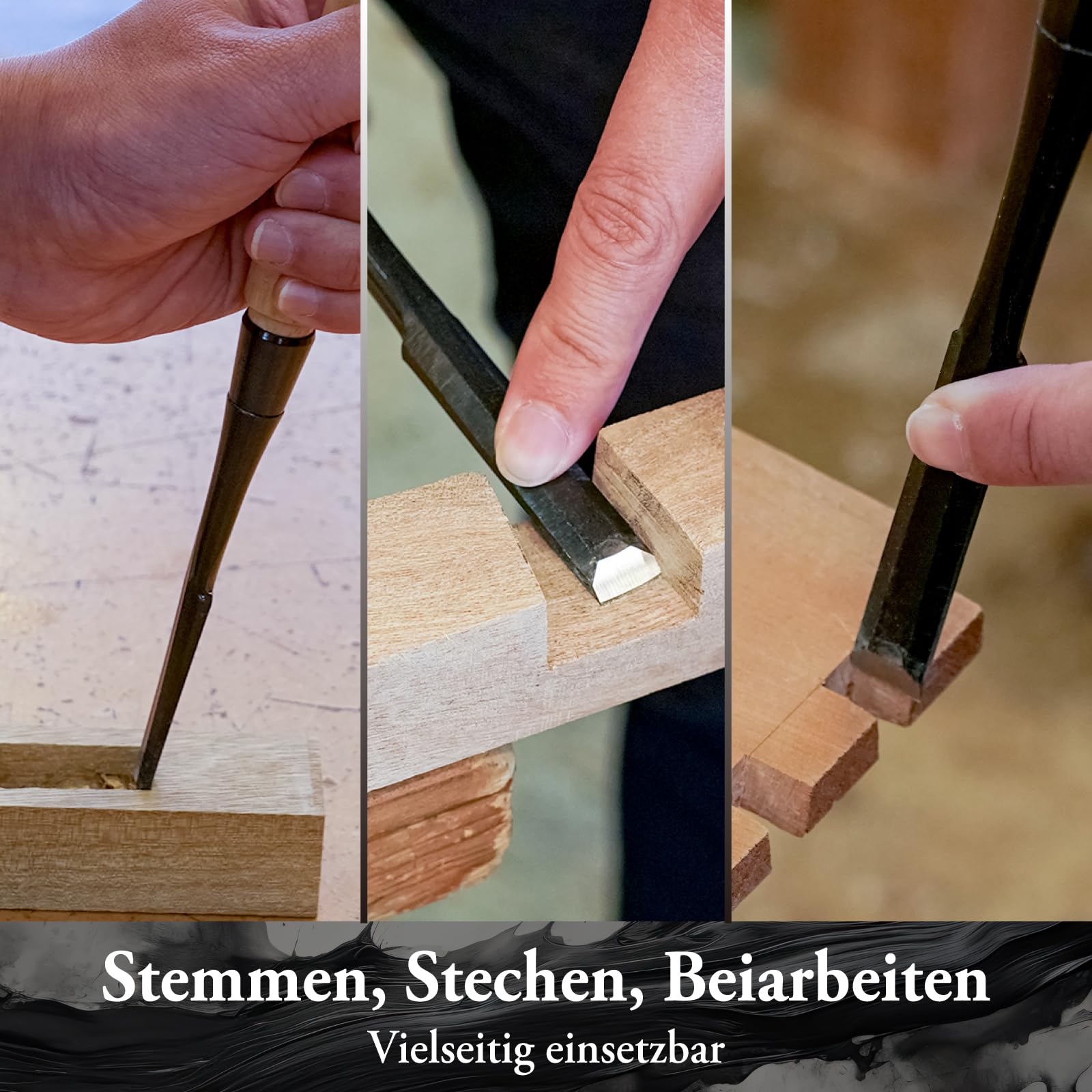 SUIZAN Japanischer Holzbeitel 12 mm - Professionelles Oire Nomi Holzbearbeitungswerkzeug