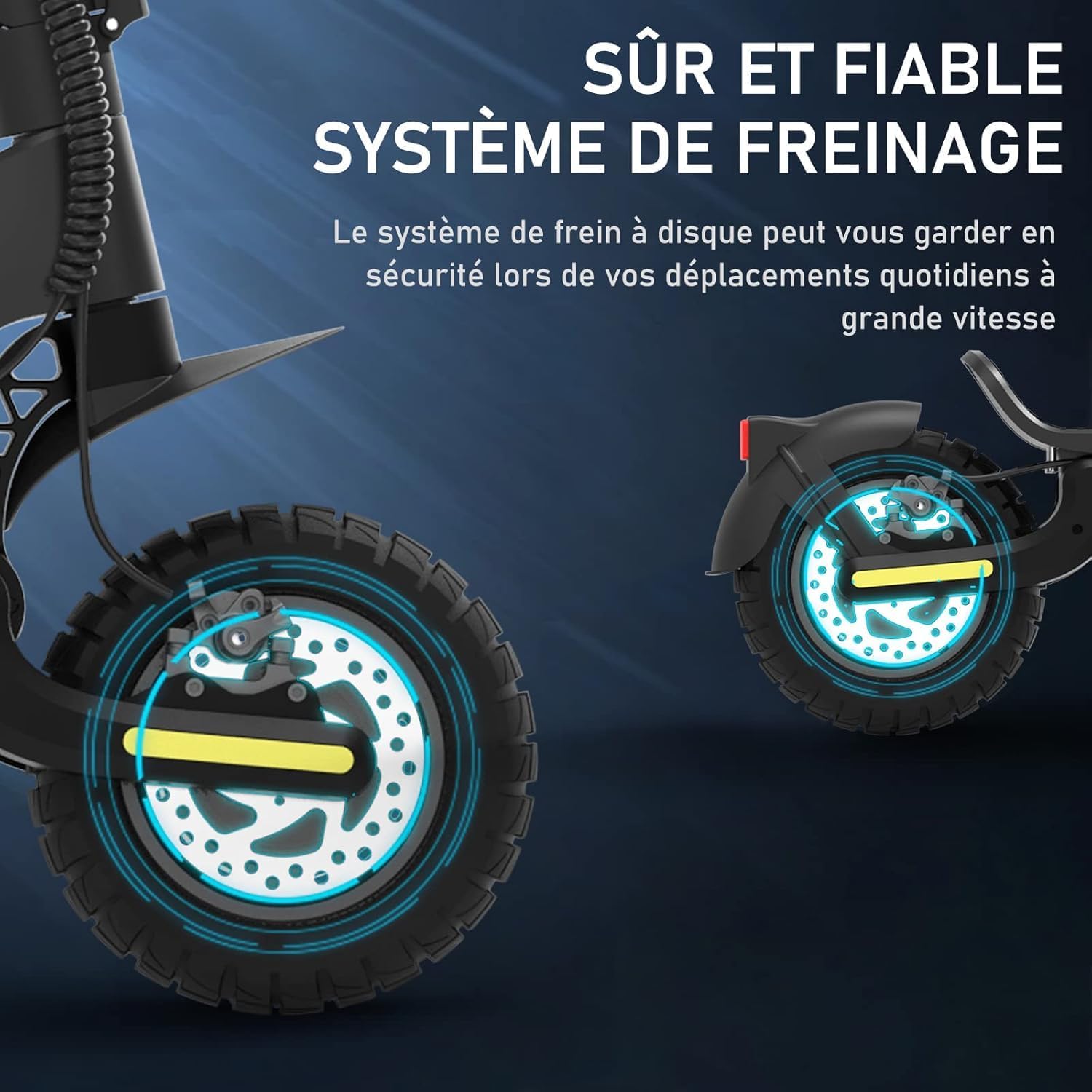 TODIMART X5 Electric Scooter disc braking system
