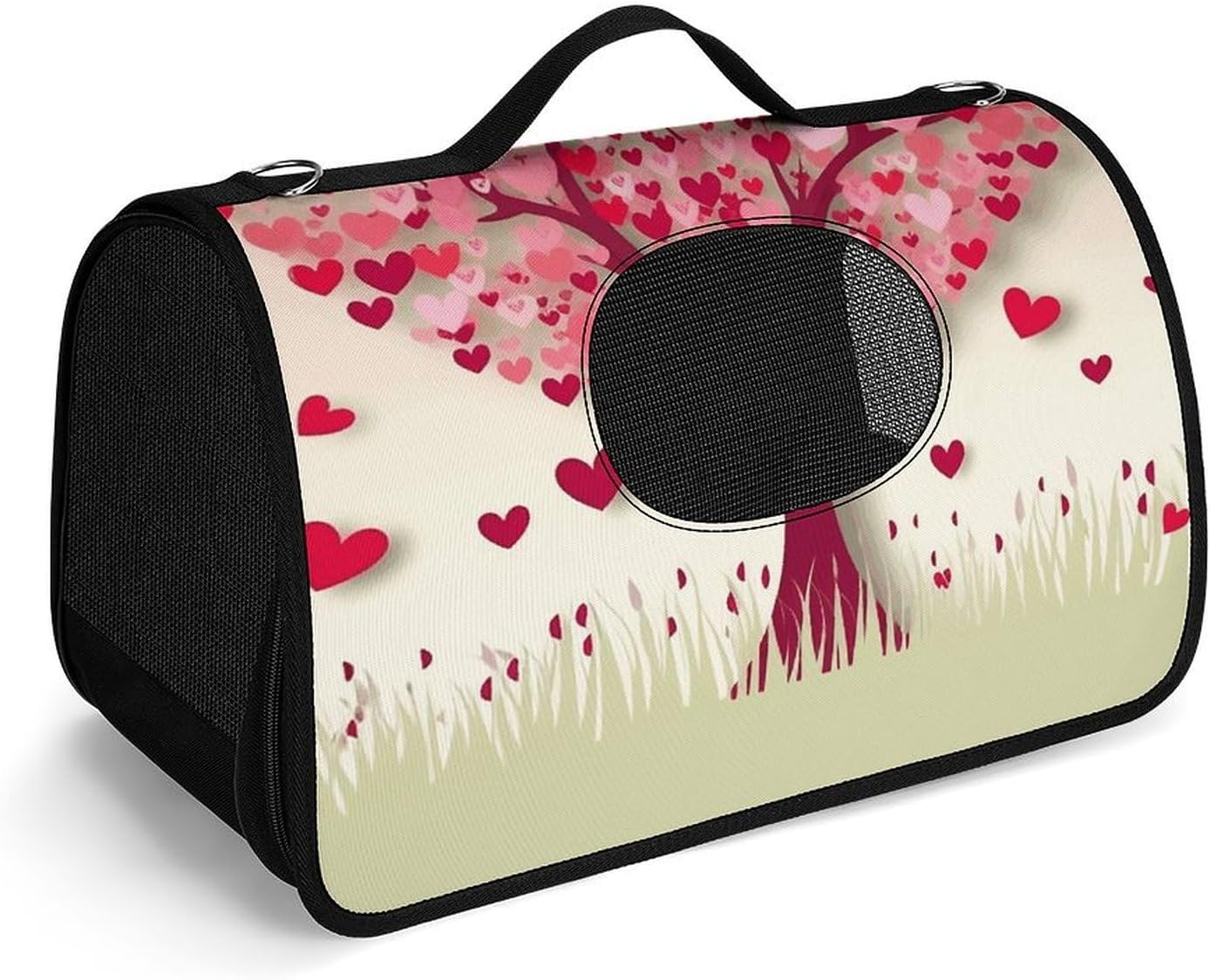 Pet Handbags, Heart Tree Printed Pet Handbags,folding Pet Bags,new Pet Handbags,universal Pet Handbags, 45X26X23.5cm
