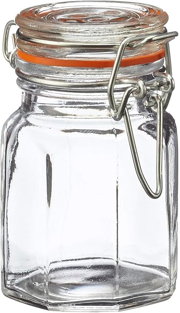 Apollo Glass Spice Jar Set 12 MOP, Multi-Colour, 13x35x16, 1108