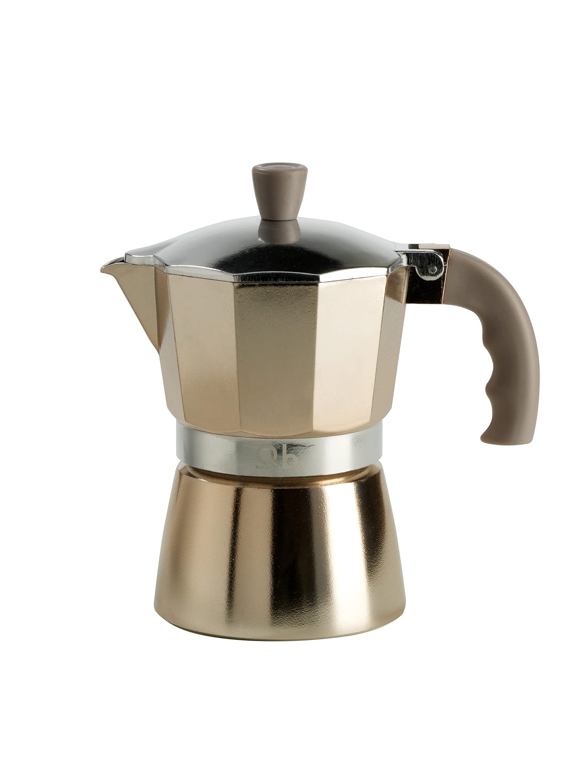 Dora Di By Mopita, Cafetière 1 Tasse En Aluminium, Poignée Et Bouton