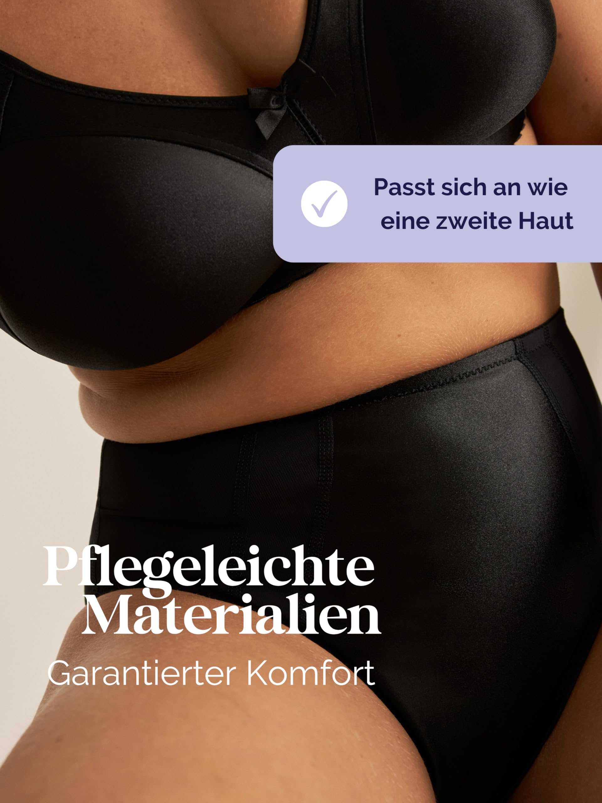 Naturana® Minimizer biustonosz bez fiszbin [Cup B-G] I maksymalne trzymanie dzięki przemyślanemu krojowi i szerokim ramiączkom I biustonosz minimalizujący optycznie mniejszy rozmiar miseczki