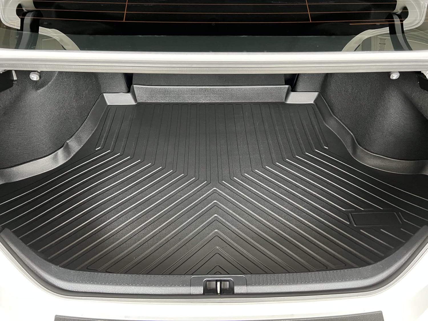 Cargo Liner - Trunk Mat for Toyota Camry 2018-2026 – Weather-Resistant Trunk Mats for Cars with Raised Lip – Non-Slip Car Trunk Mat Rubber – Easy to Install – Laser Pre-Cut Design