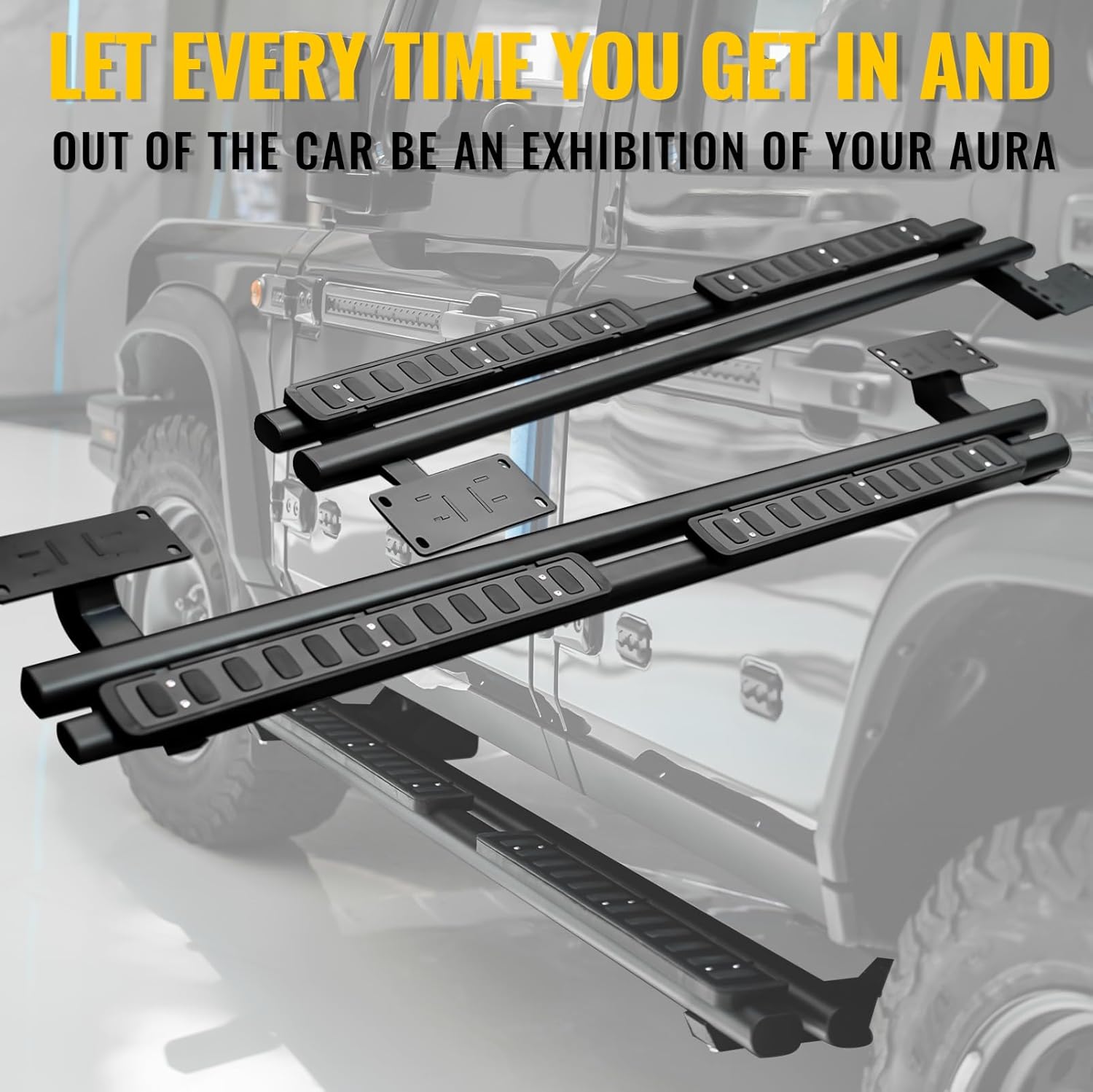 Running Board Side Step Fits for Ineos Grenadier 2023 2024 2025 Aluminium Pedal Nerf Bar