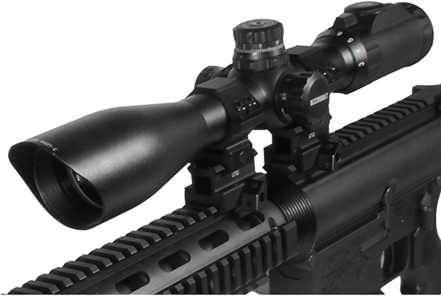 UTG Med-pro Compact Riser Mount, 0.83" High, 3 Slots , Black : Airsoft Gun Scope Mounts : Sports & Outdoors