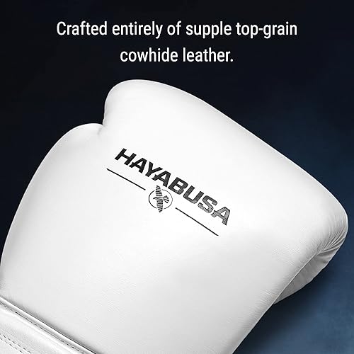 Miniatura 5 de Hayabusa Guantes de boxeo profesionales de cuero con velcro para hombres y mujeres