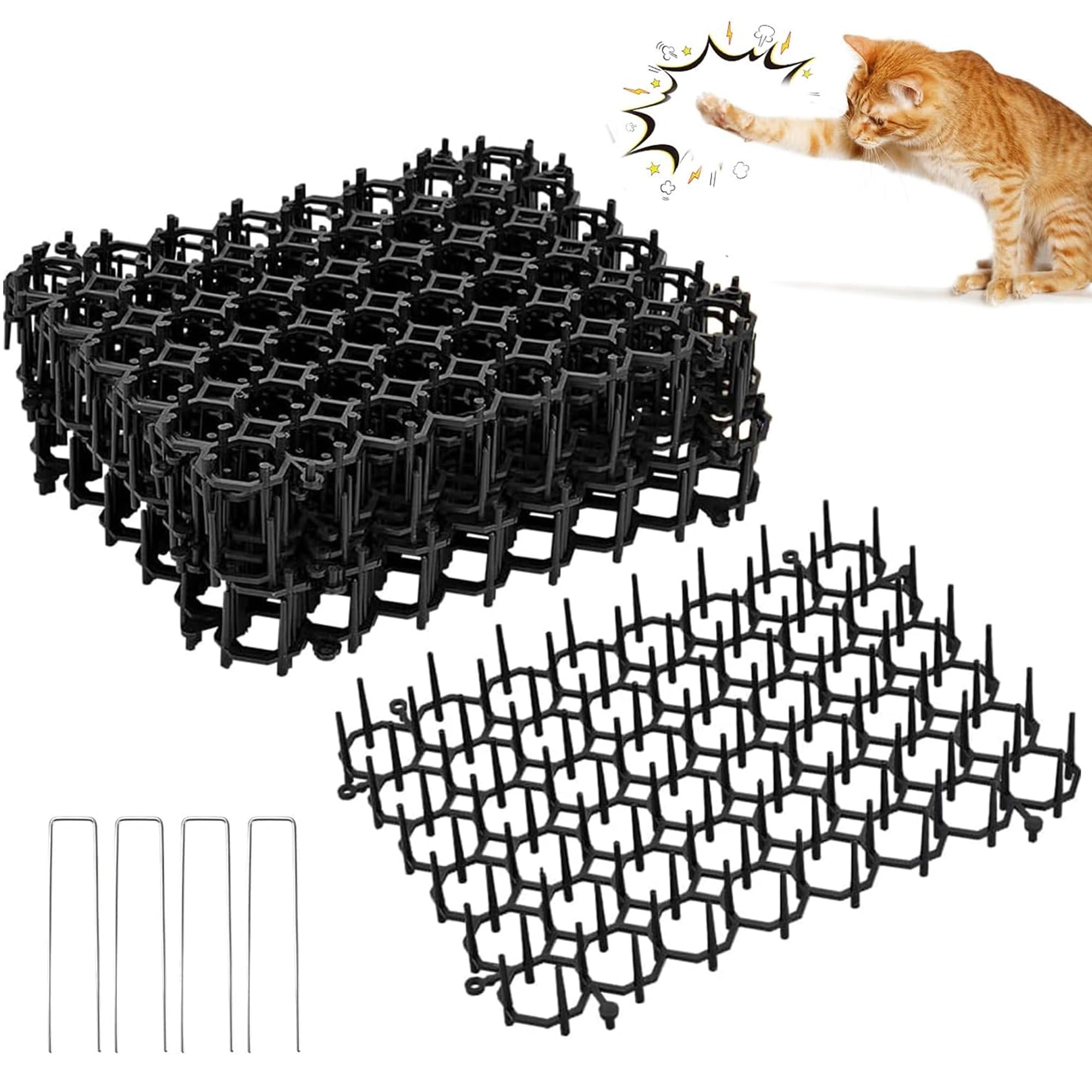Cat Repellent Spikes & Anti Cat Mat – Garden & Fence
