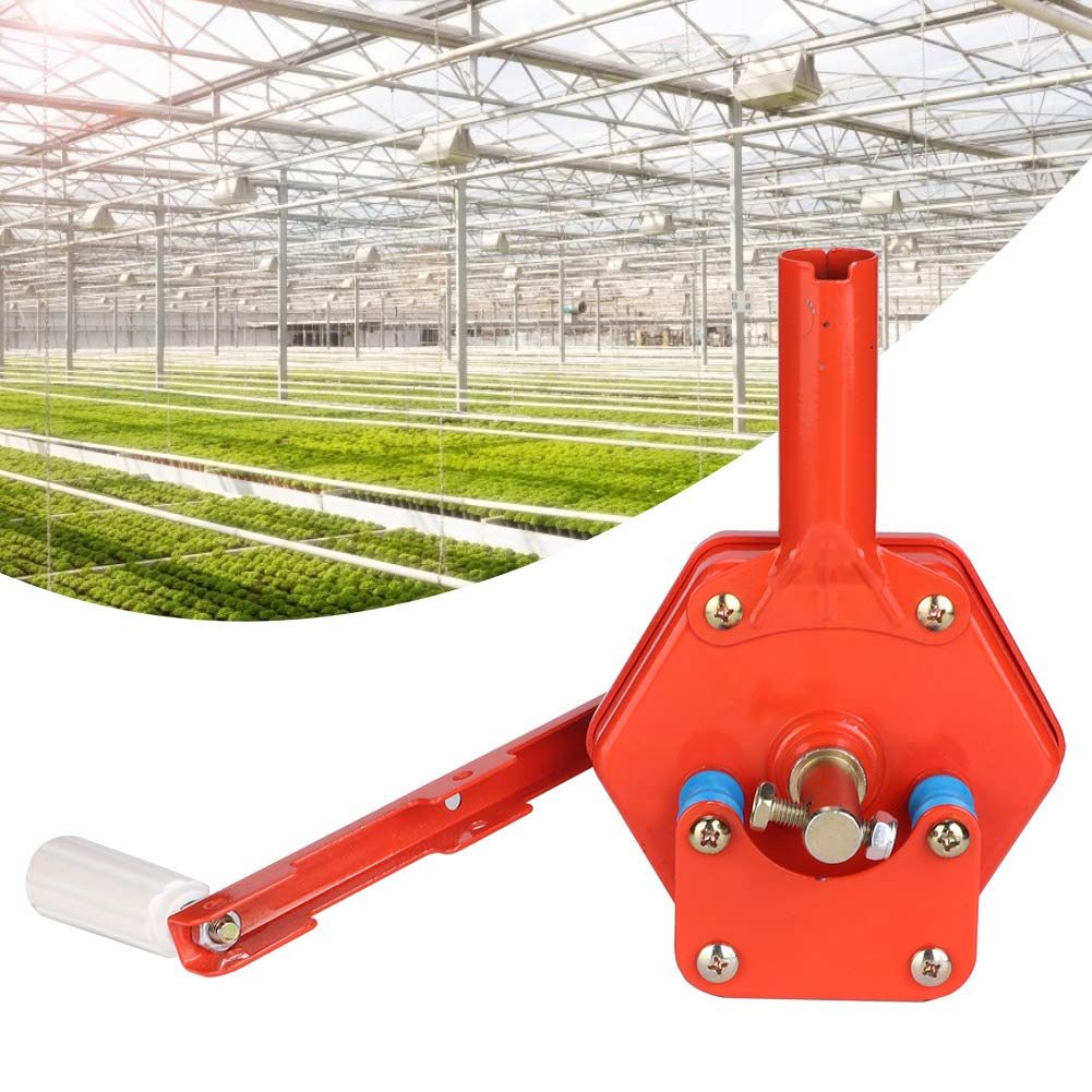 HEEPDD Manuelle Folienwickelmaschine für Gewächshäuser, Aluminium-Wickelmaschine mit Bequemer Walze für Einfache Gartenlagerung und Folienverwaltung