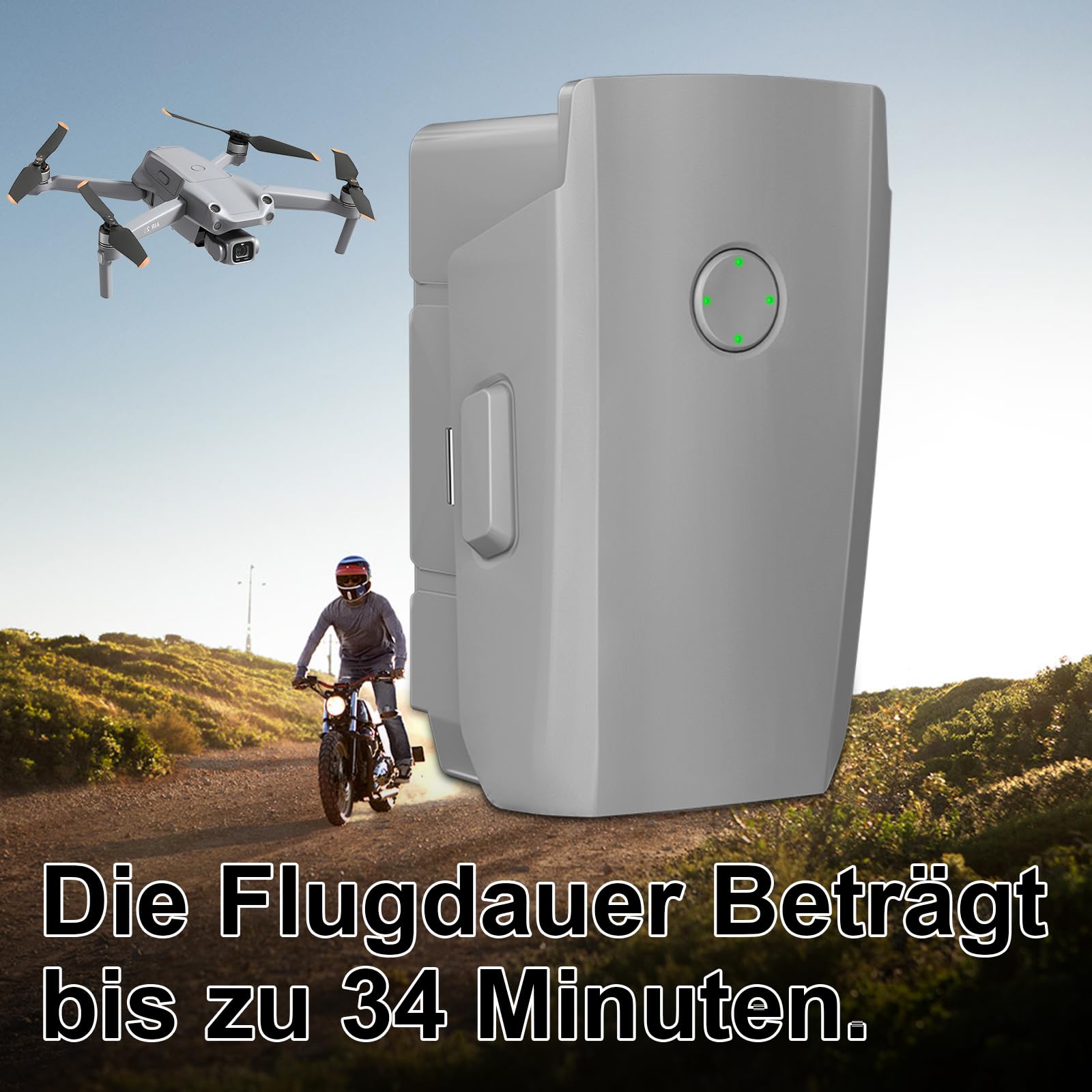 Homesuit Mavic Air 2 akumulator, 3500 mAh 11,5 V inteligentny akumulator lotniczy do DJI Mavic Air 2/DJI Mavic Air 2S