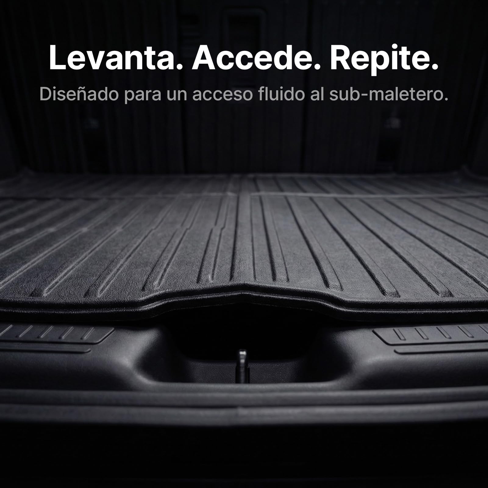 Alfombrilla de Maletero para Tesla Model Y 2020-2026 Juniper TPE Antideslizante Impermeable Protector Interior 5 Plazas Standard Premium Performance