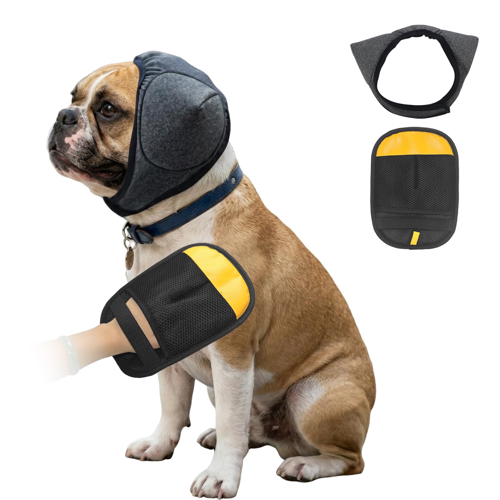 Protection contre le bruit pour chien Adhiper idéal bain et séchage sans stress
