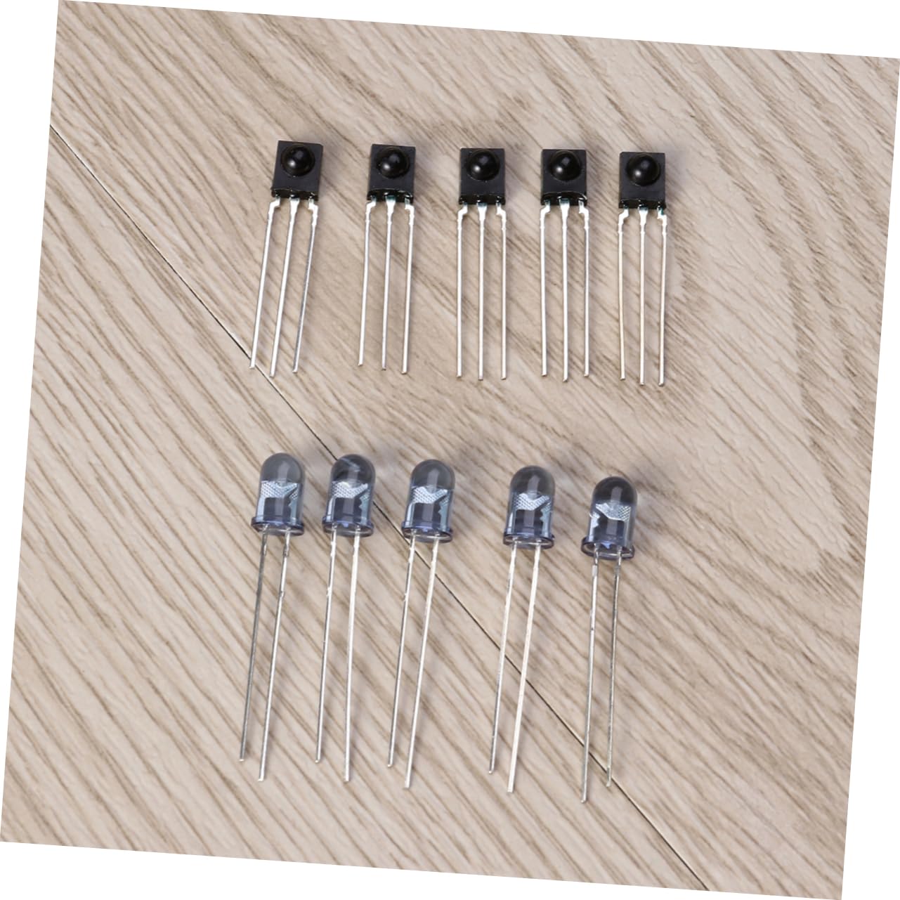 Uonlytech Receiver Set 2.7-5.5v Voltage 45° Angle Ir Emitter Receiver for Night Vision Cameras