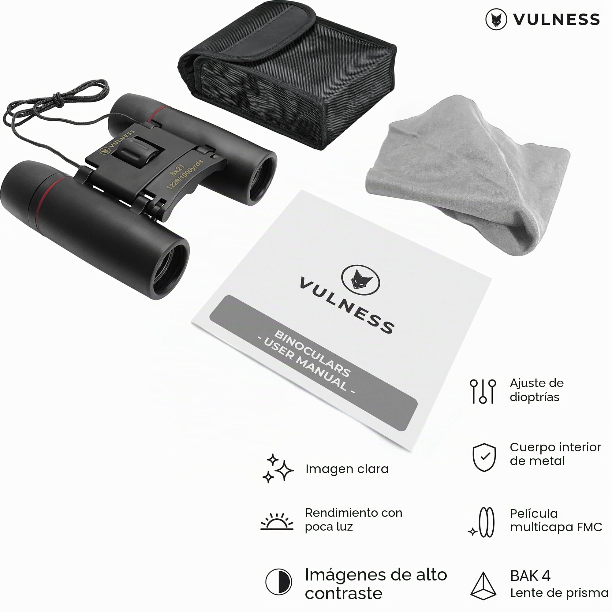 Prismáticos para Adultos | Mini prismáticos de Viaje compactos para observación de Aves, electrónica de Alta Potencia, artículos Esenciales para cruceros noruegos de Alaska, Equipo de