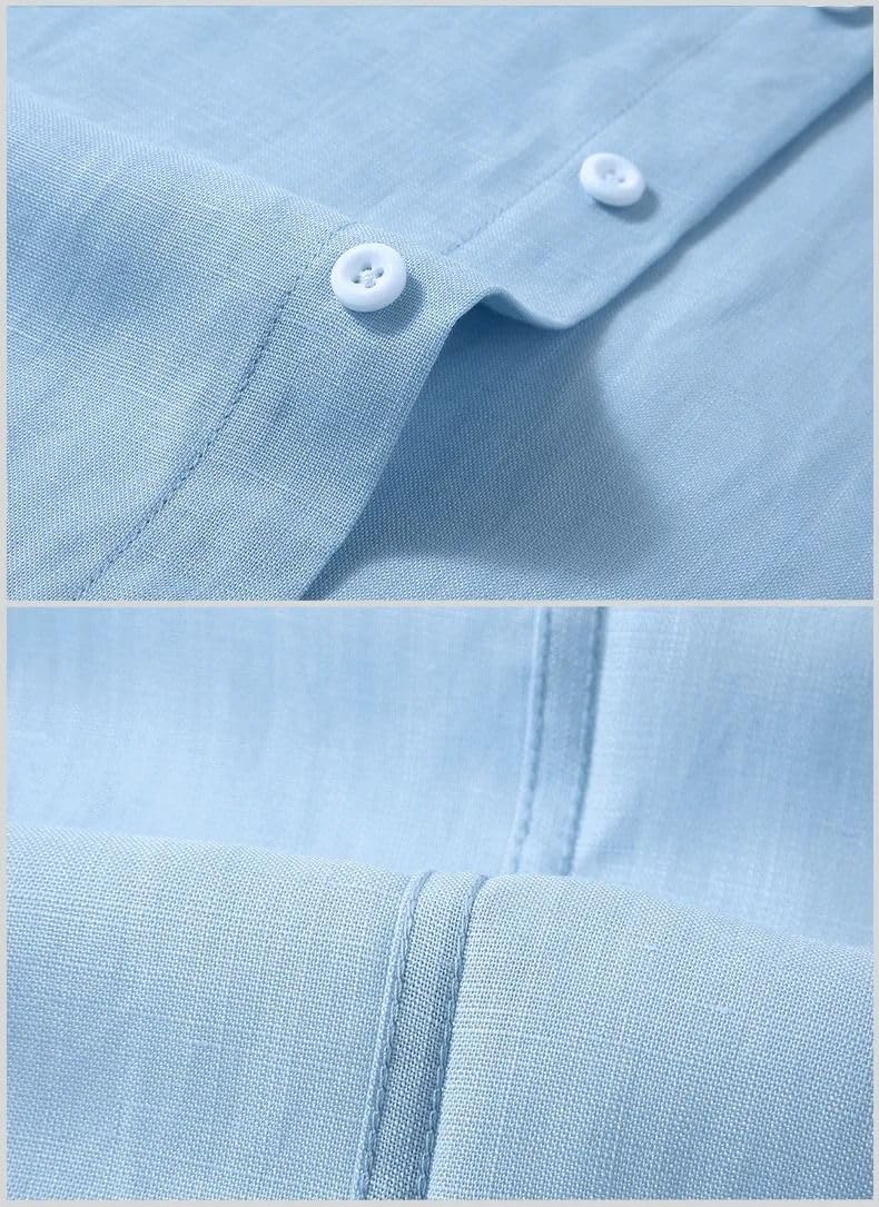 Set da uomo casual traspirante, camicia a maniche corte e pantaloncini estate