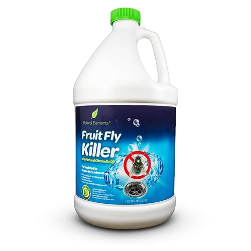 Natural Elements Fruit Fly Killer | Drain Flies, Gnats, Flying