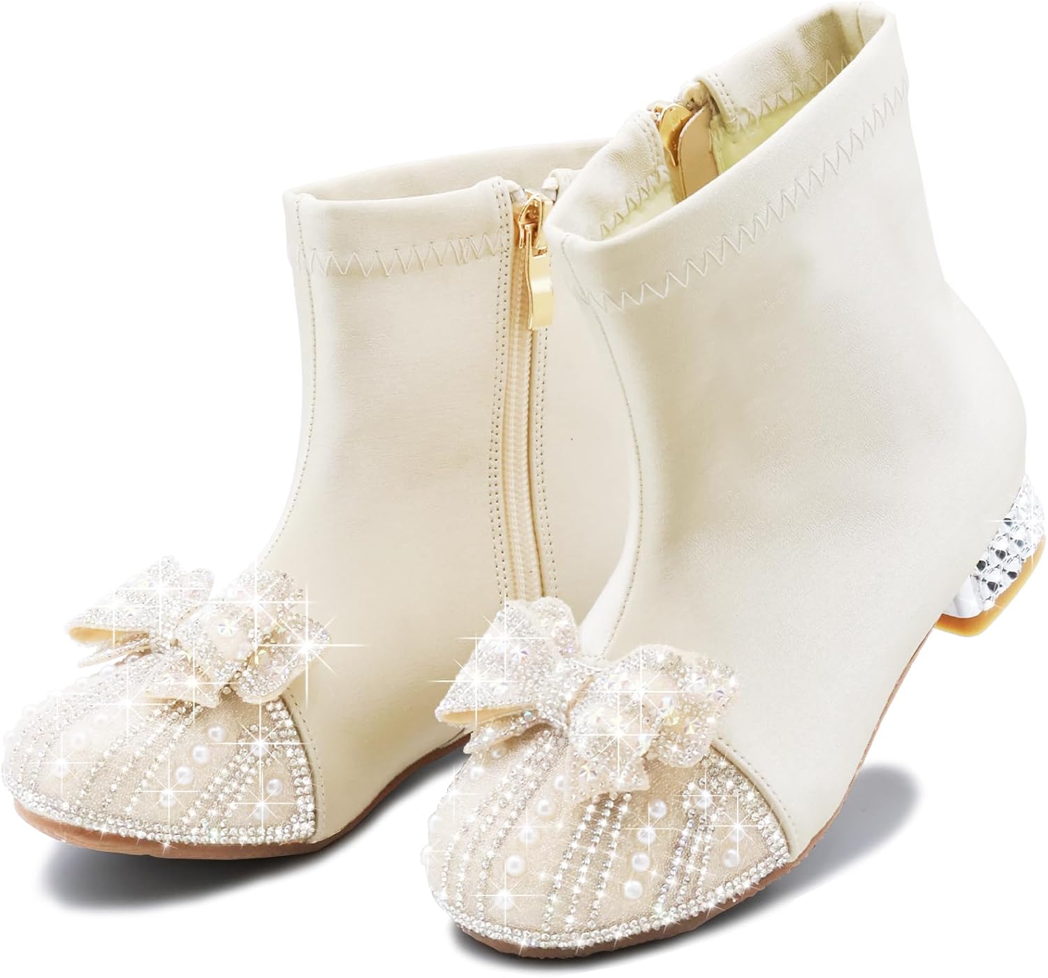 Girls Cowgirl Boots - Sparkly Rhinestone Detail